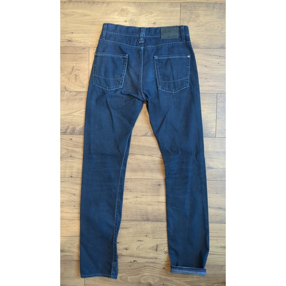 Ted Baker Jeans Mens Sz 29x33 Tinned Sardines Straight Leg Slim Dark Wash Jeans - Picture 11 of 16